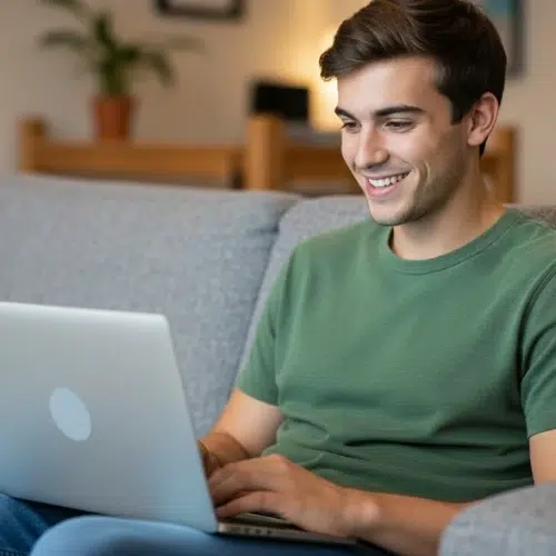 Alumno realizando nuestro curso a tu ritmo